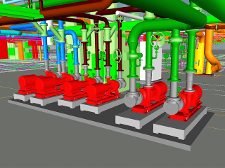 08_pump_room_kpmg_montvale_nj_AMC_AutoCAD_BIM
